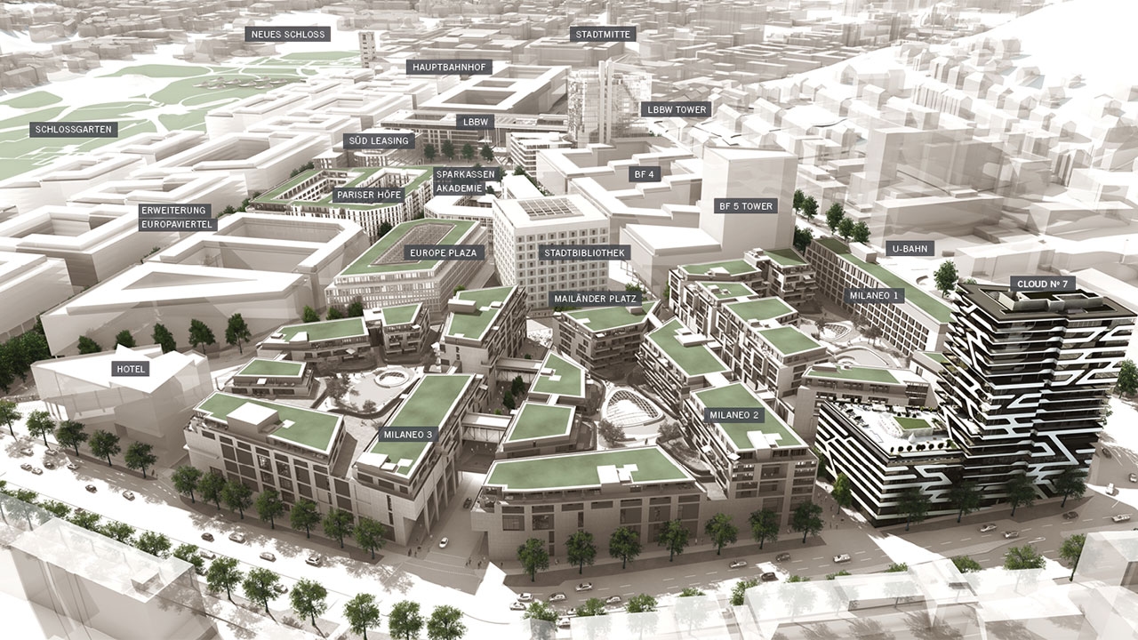 Equinox Founding Partner Noémi was leading the team generating construction and building permission materials as well as coordinating interior design for several apartments and clients for the 18-storey hotel and serviced apartments building in central Stuttgart.