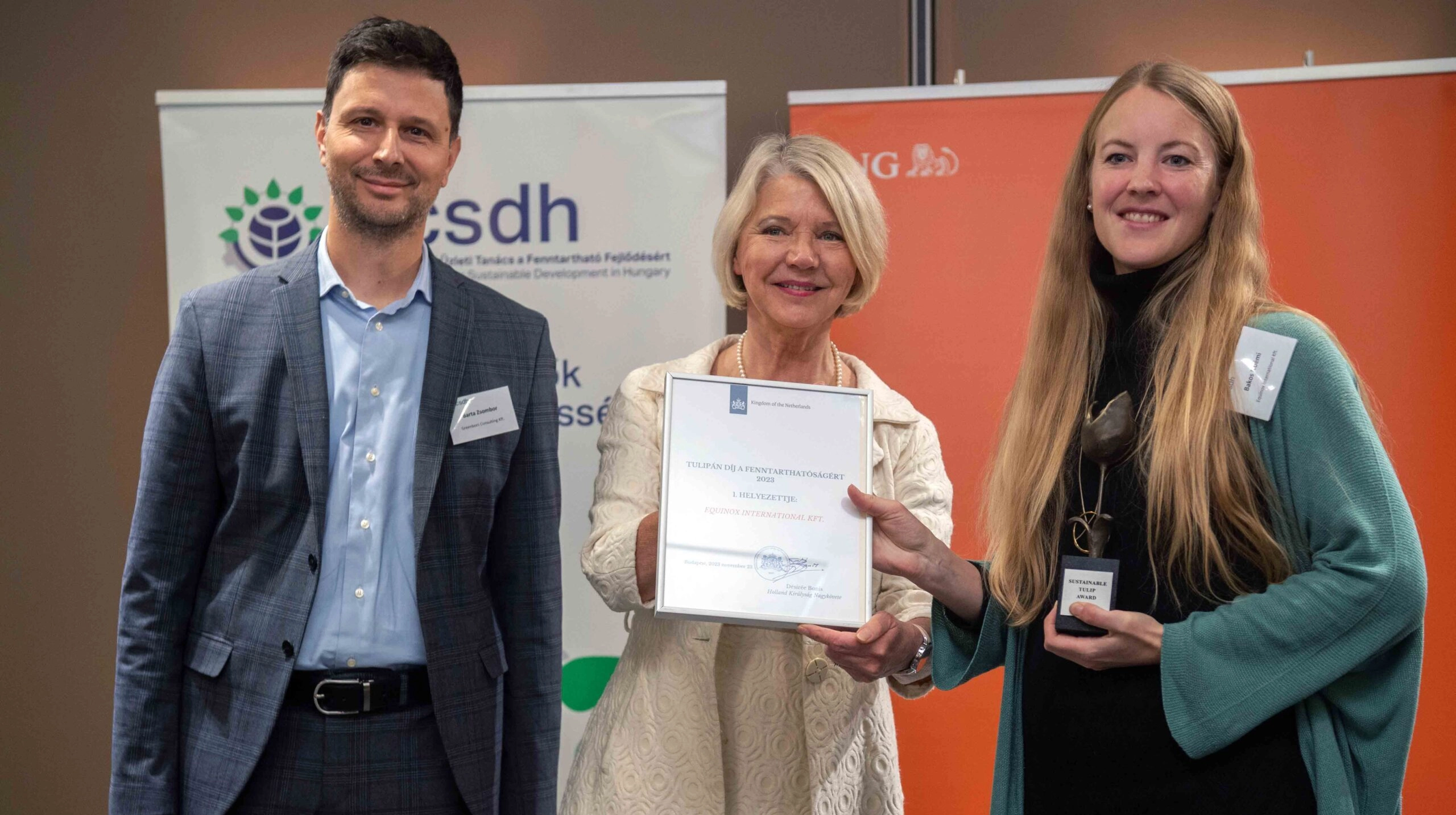 equinox wins sustainable tulip award 2023